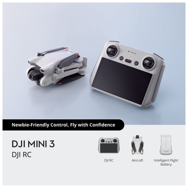 Refurbished DJI Mini 3 2024 (DJI RC) Remote Control Drone - CP.MA.00000780.01