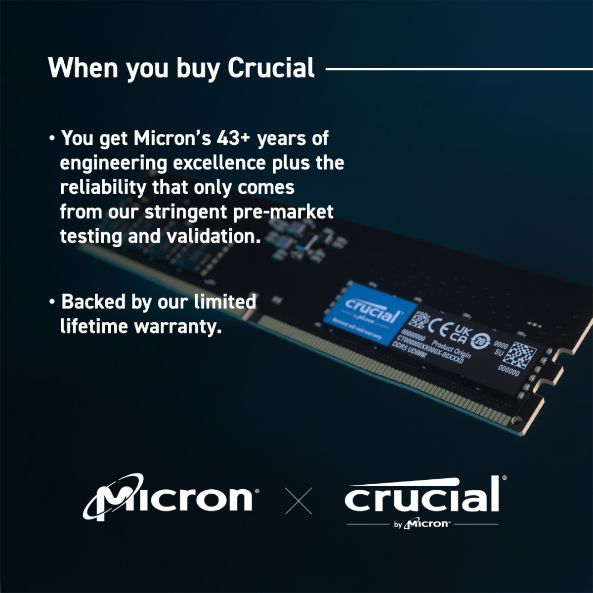 Crucial Pro 16GB DDR5 5600MHz Desktop RAM