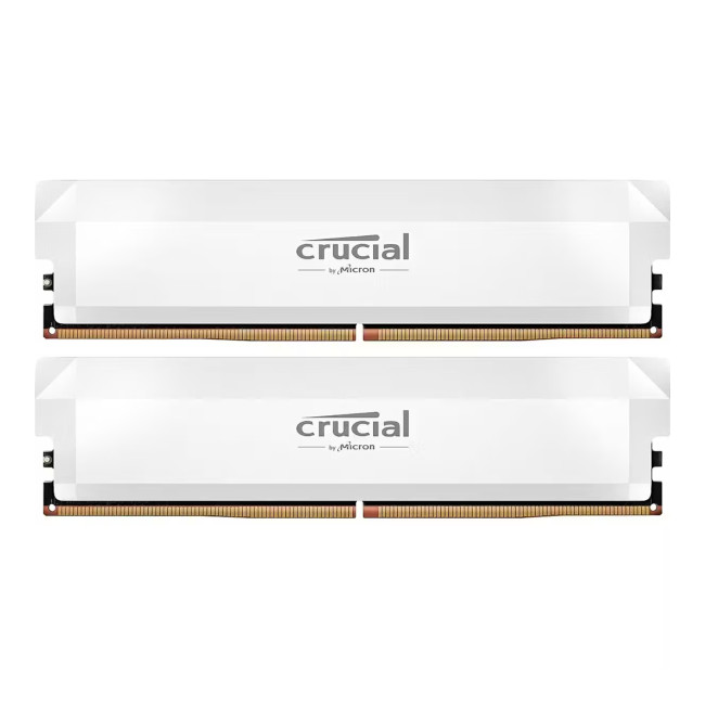 Crucial Pro Overclock White 32GB (2 x 16GB) 6000 MHz DDR5 Desktop RAM
