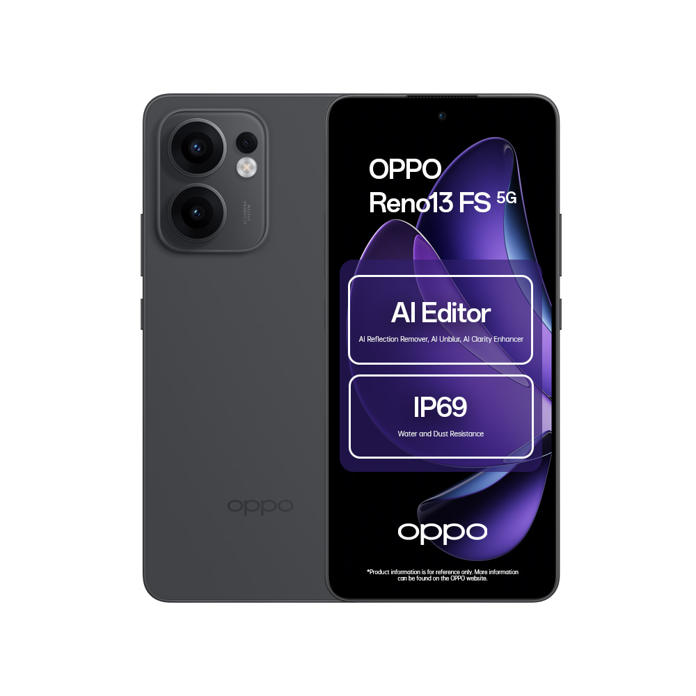 Oppo Graphite Grey Reno13 Fs 5G Snapdragon 6 Gen1 12Gb Ram 512Gb Rom 6.67" Amoled Smartphone