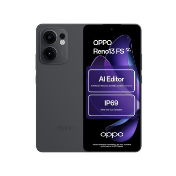 OPPO Reno13 FS 5G Snapdragon 6 Gen1 12GB RAM 512GB ROM 6.67" AMOLED Smartphone - Graphite Grey