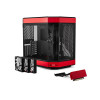 HYTE Y60 Dual Chamber Mid-Tower ATX Gaming PC Case - Red/Black