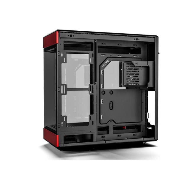 HYTE Y60 Dual Chamber Mid-Tower ATX Gaming PC Case - Red/Black