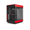 HYTE Y60 Dual Chamber Mid-Tower ATX Gaming PC Case - Red/Black