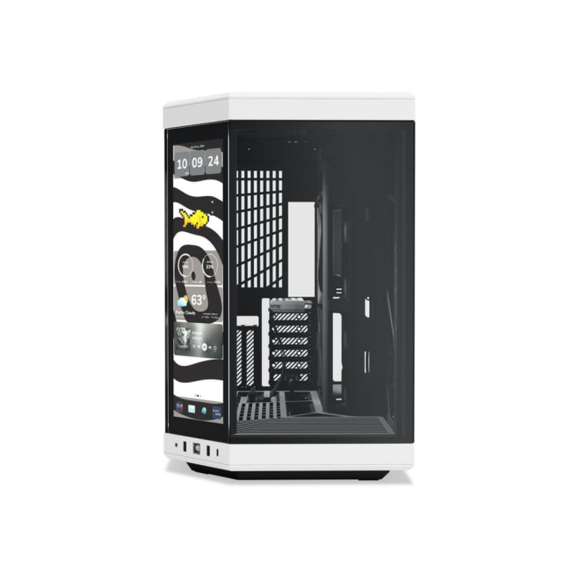 HYTE Y70 Touch Infinite Mid Tower PC Case Black & White