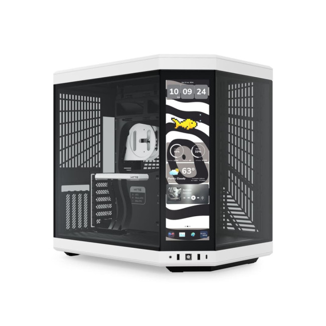 HYTE Y70 Touch Infinite Mid Tower PC Case Black & White