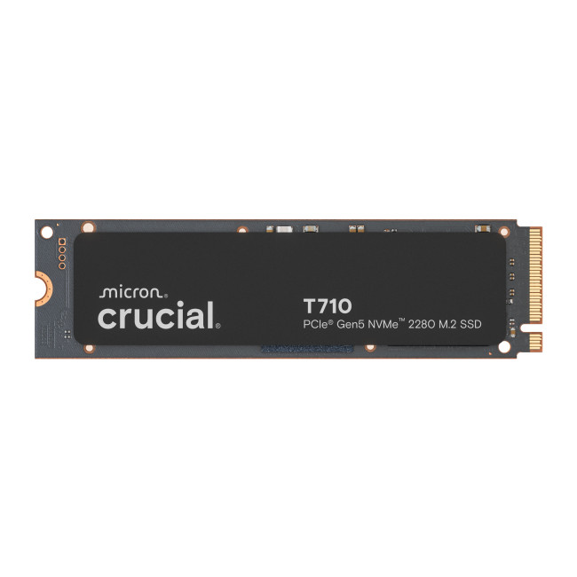 Crucial T710 1TB PCIe Gen5 NVMe 2280 M.2 SSD Solid State Drive