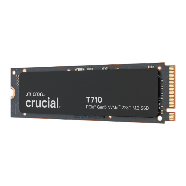 Crucial T710 1TB PCIe Gen5 NVMe 2280 M.2 SSD Solid State Drive