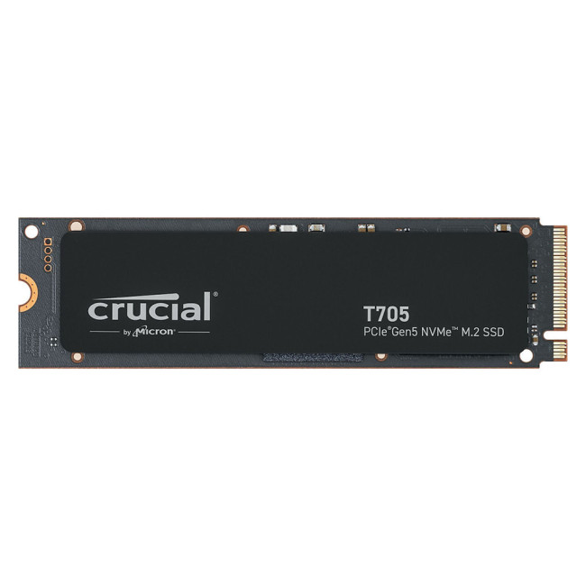 Crucial T705 2TB M.2 PCIe 5.0 3D TLC Solid state drive - NVMe - Black