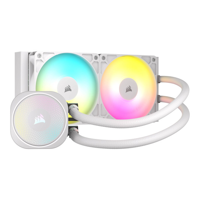 Corsair NAUTILUS 240 RS ARGB 240mm AIO Liquid CPU Cooler - White