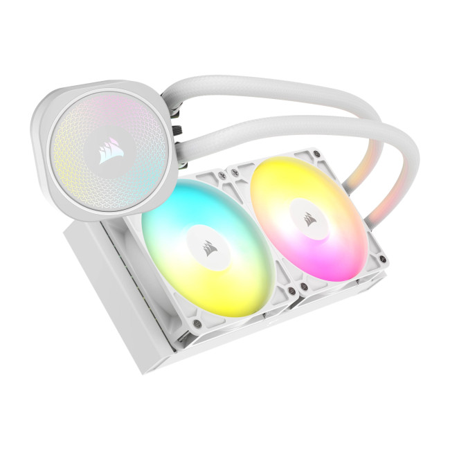 Corsair NAUTILUS 240 RS ARGB 240mm AIO Liquid CPU Cooler - White