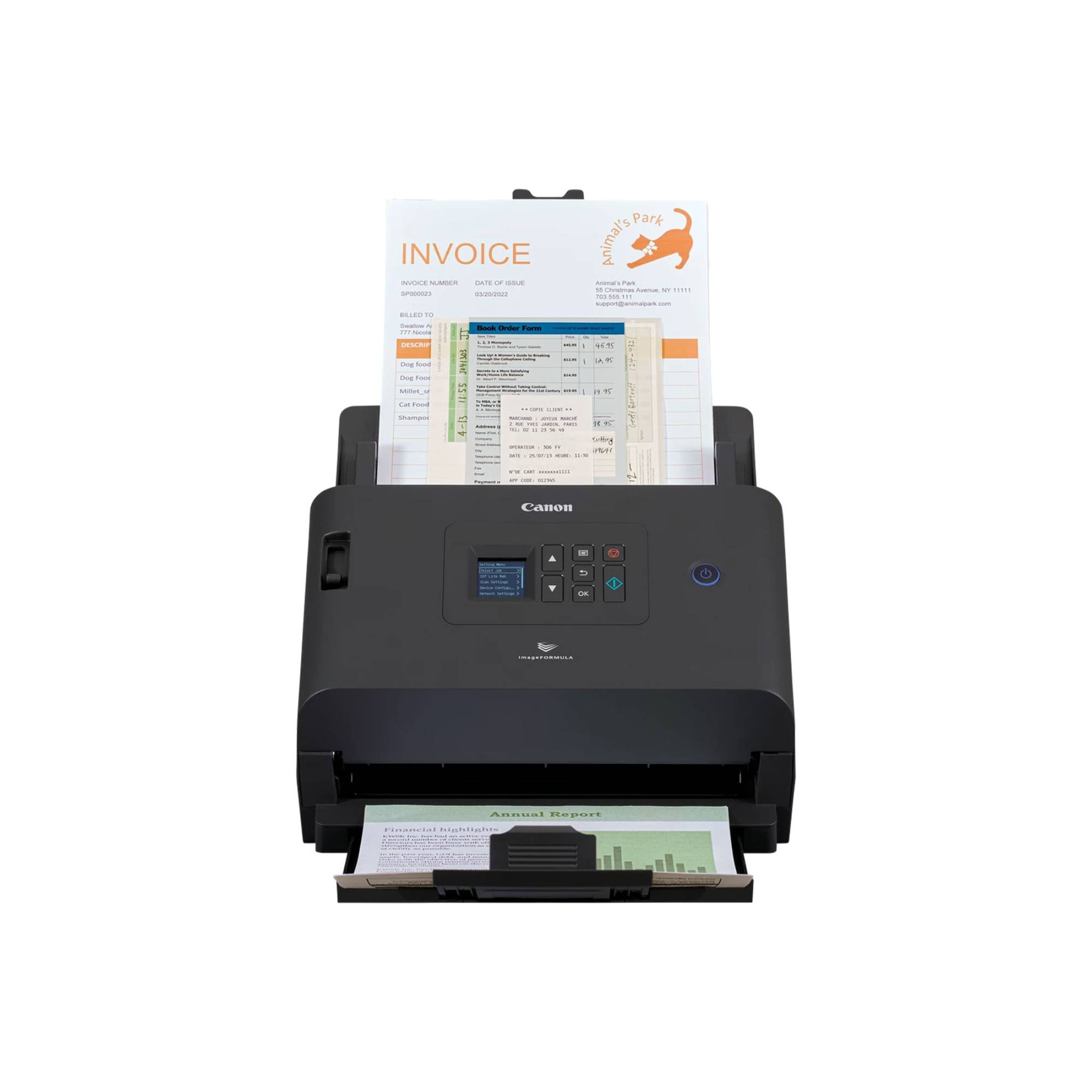 Canon Black Refurbished Imageformula Dr-S250n A4 Sheetfed Scanner Up To 1200 X 1200 Dpi