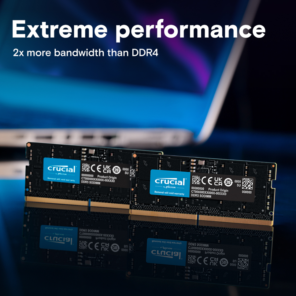 Crucial CT32G56C46S5 32GB DDR5 5600MHz Laptop RAM