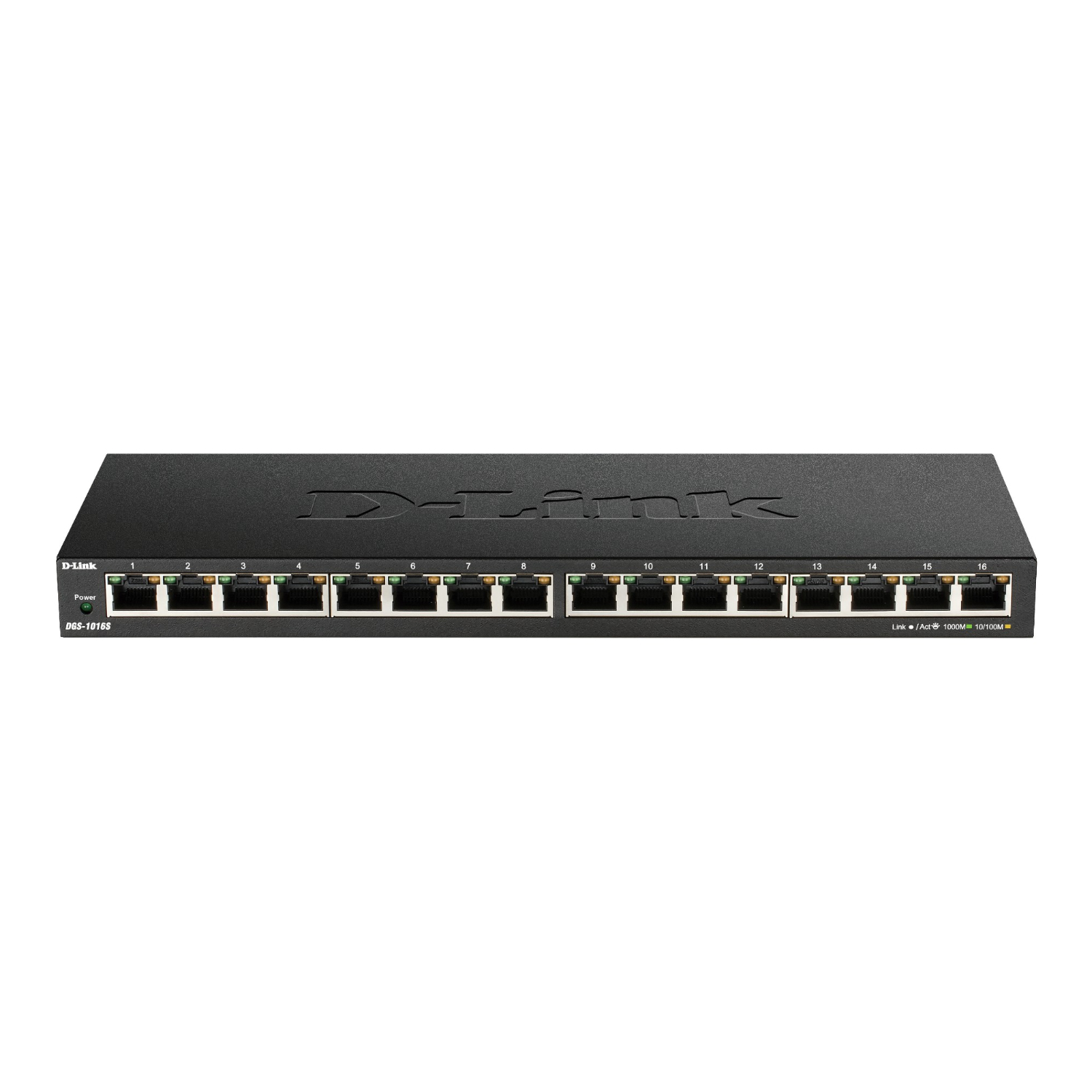 D-Link DGS Unmanaged Desktop Gigabit Ethernet Network Switch - 16-Port