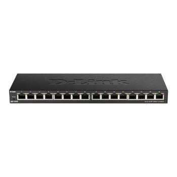 D-Link DGS Unmanaged Desktop Gigabit Ethernet Network Switch - 16-Port