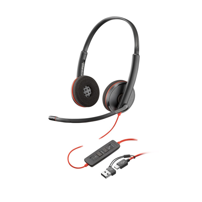 Poly Blackwire 3210 Monaural USB-C Headset