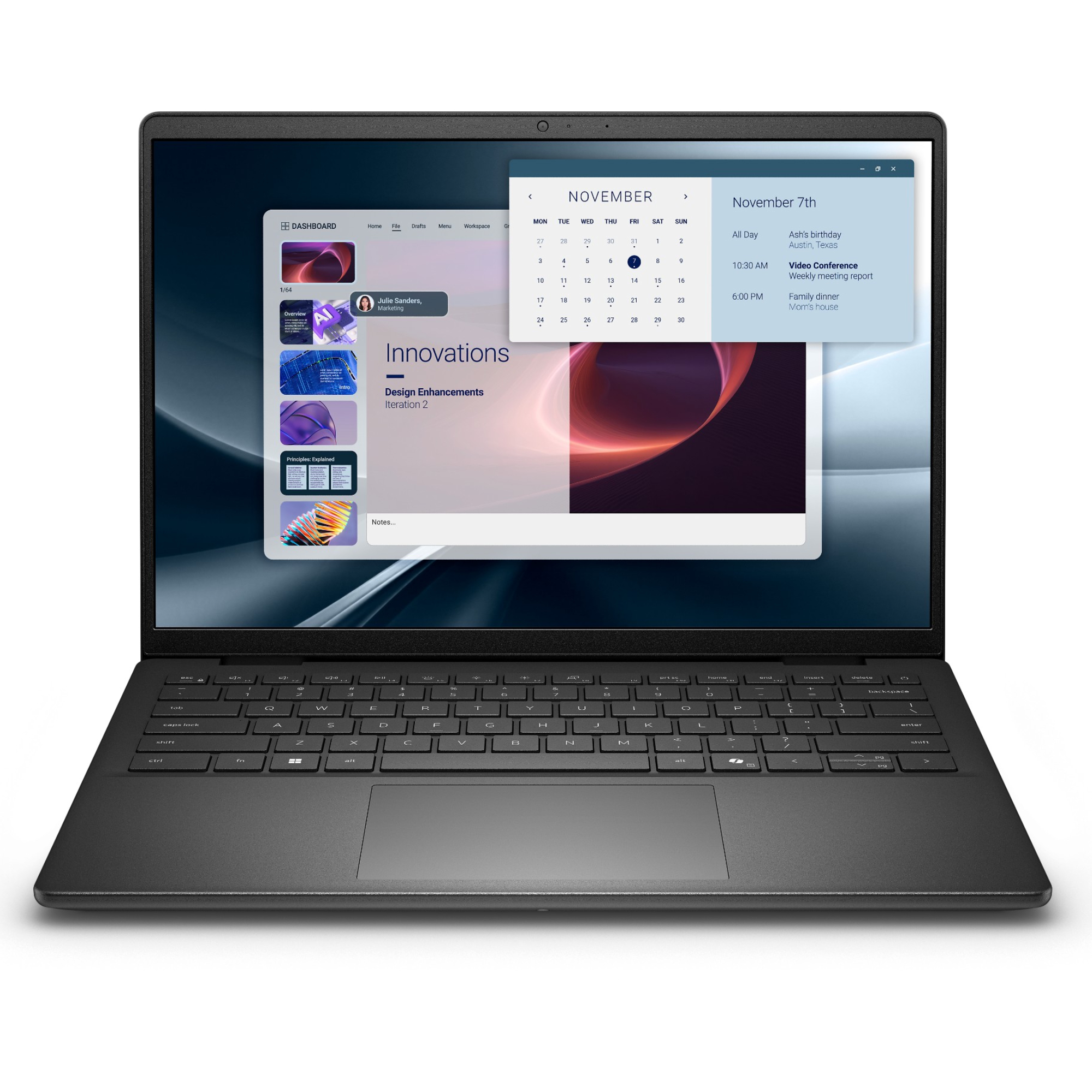 Dell Pro 14 Essential PV14255 AMD Ryzen 7 250 16GB RAM 512GB SSD 14" Windows 11 Pro Business Laptop