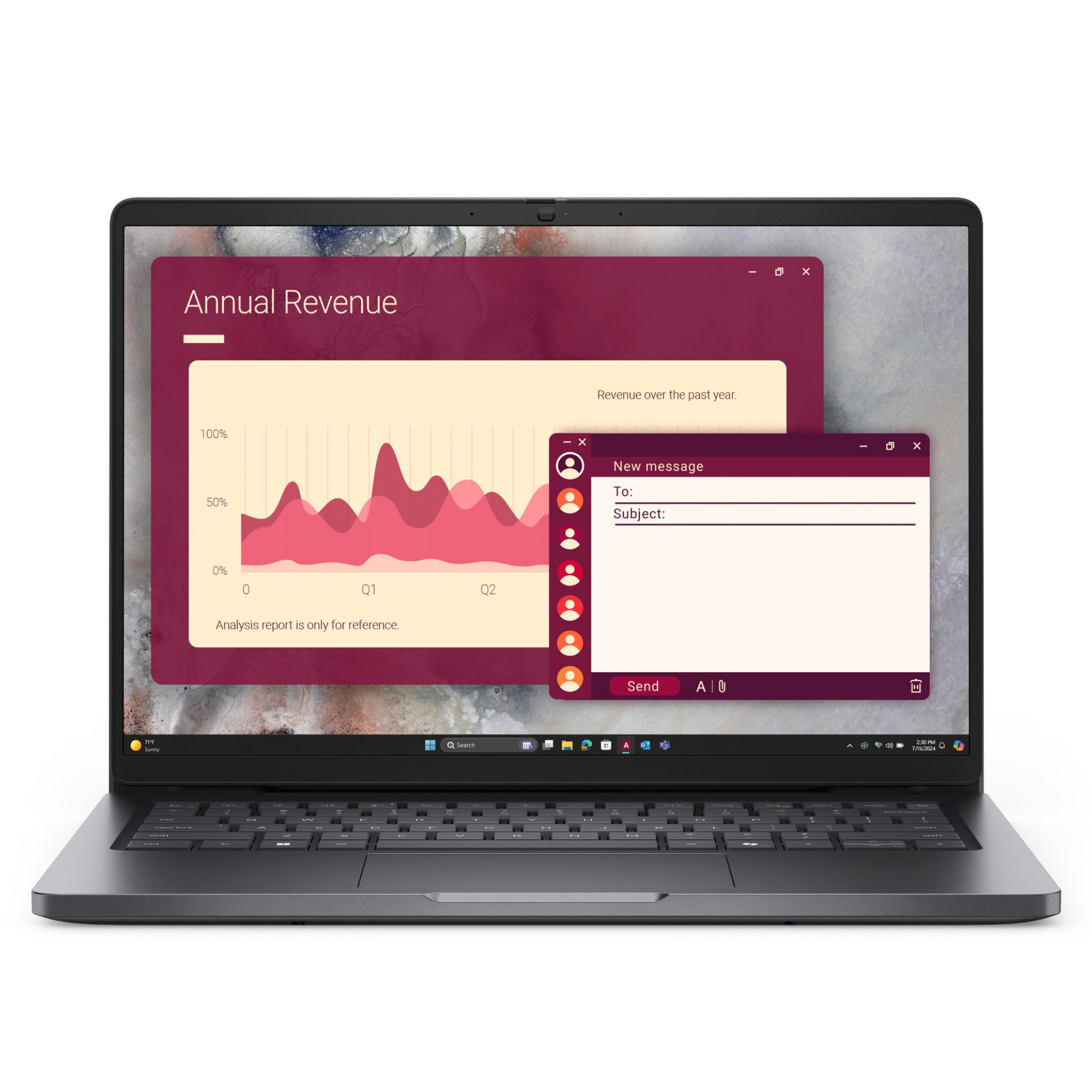Dell Black Pro 14 Pc14250 Intel Core Ultra 7 16Gb Ram 512Gb Ssd 14" Windows 11 Pro Business Laptop