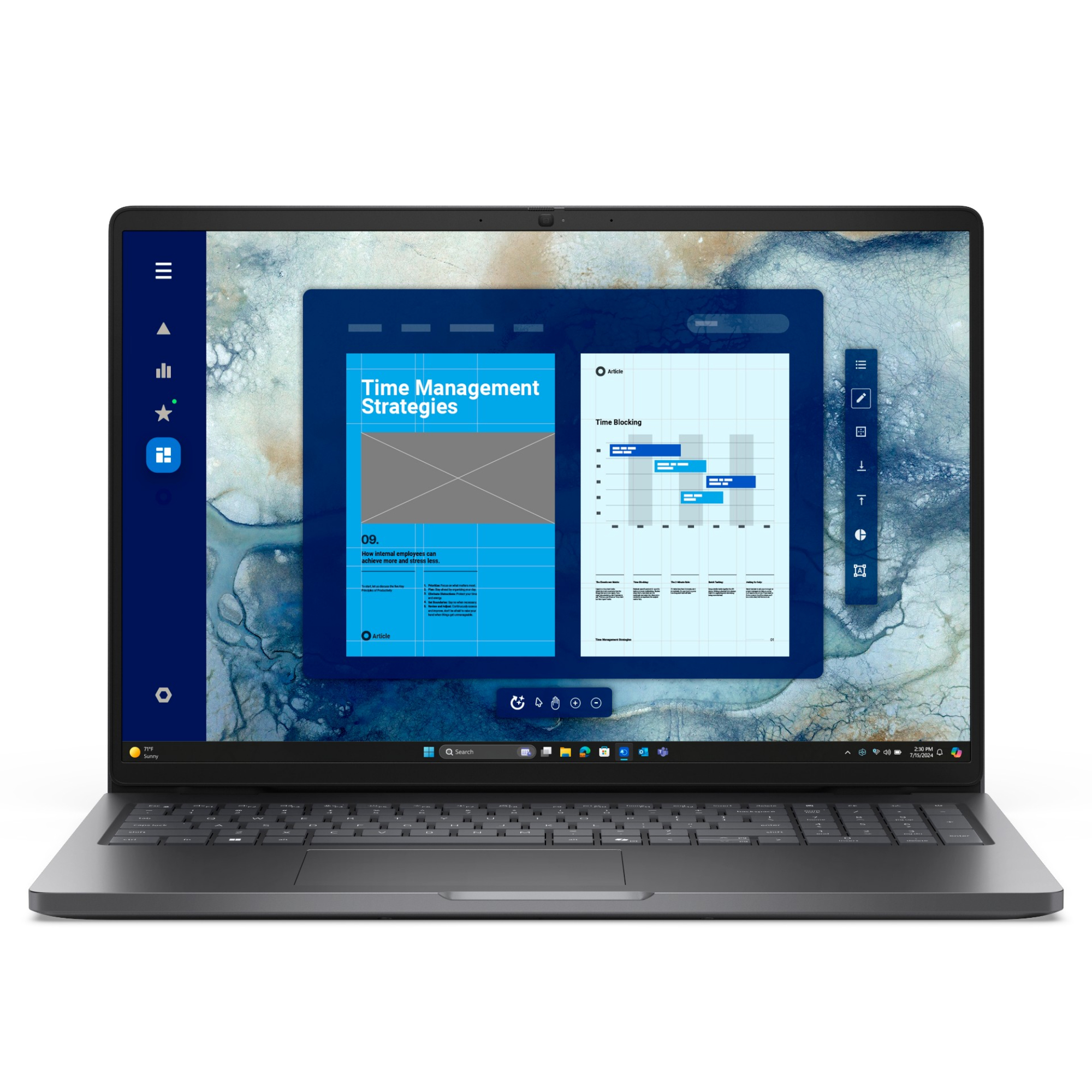 Dell Pro 16 PC16250 Intel Core Ultra 5 225U 8GB RAM 512GB SSD 16" Windows 11 Pro Business Laptop