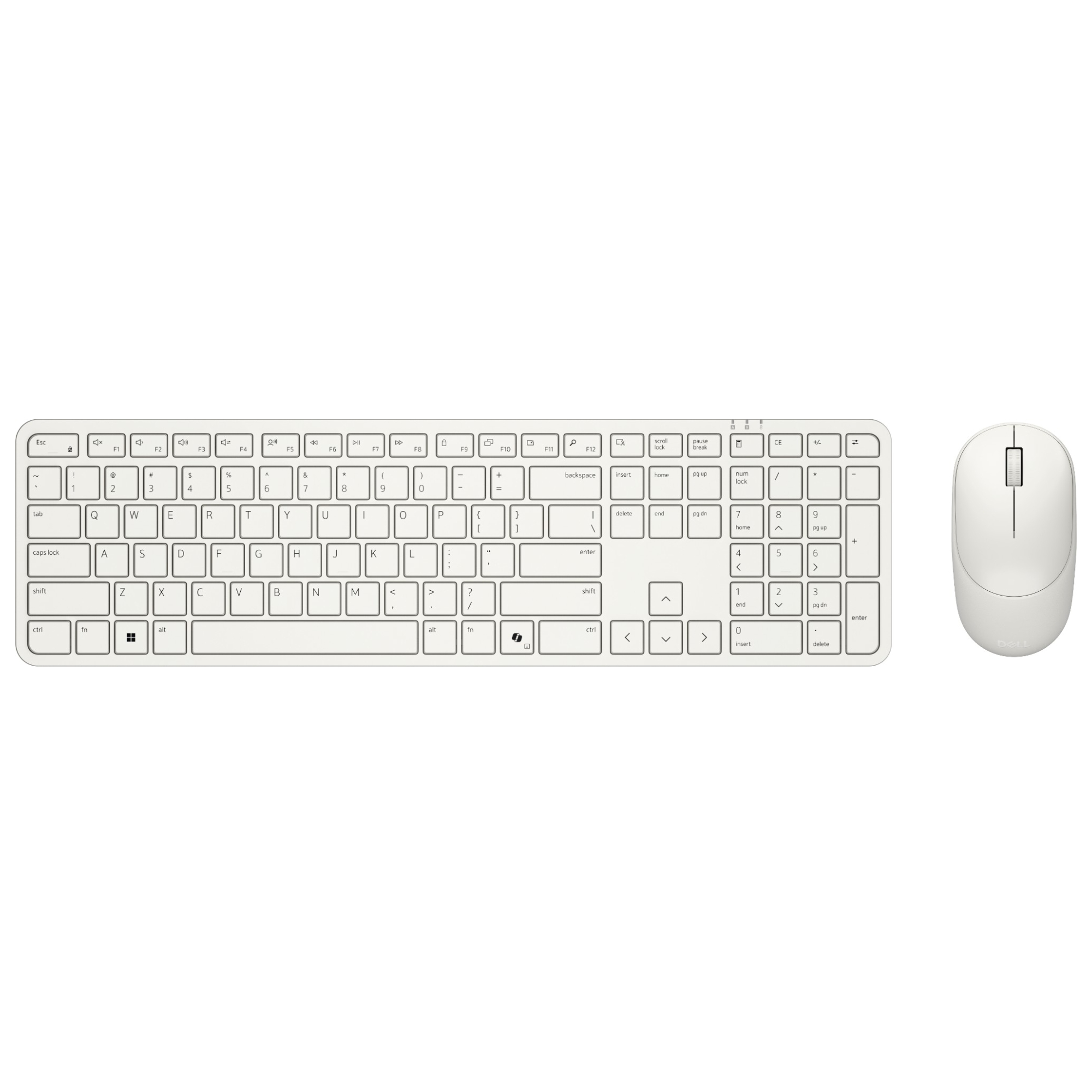 DELL Pro 5 KM526 Wireless Keyboard and Mouse Combo - White