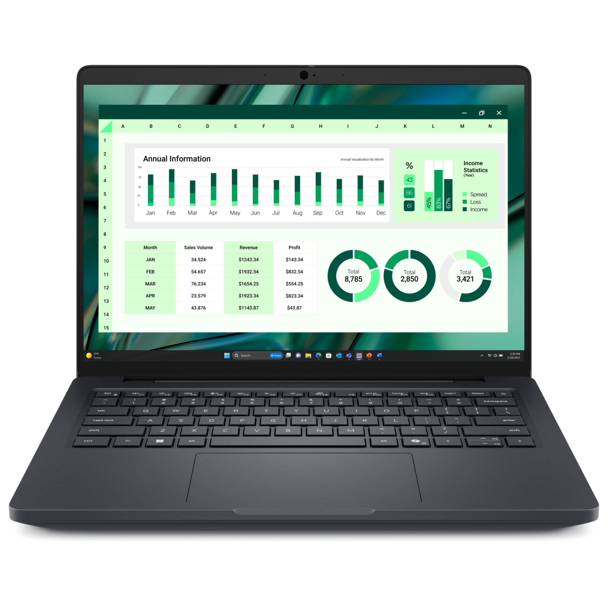 Dell MC14250 Intel Core Ultra 7 265H 32GB RAM 1TB SSD RTX PRO 500 14" Windows 11 Pro Business Laptop