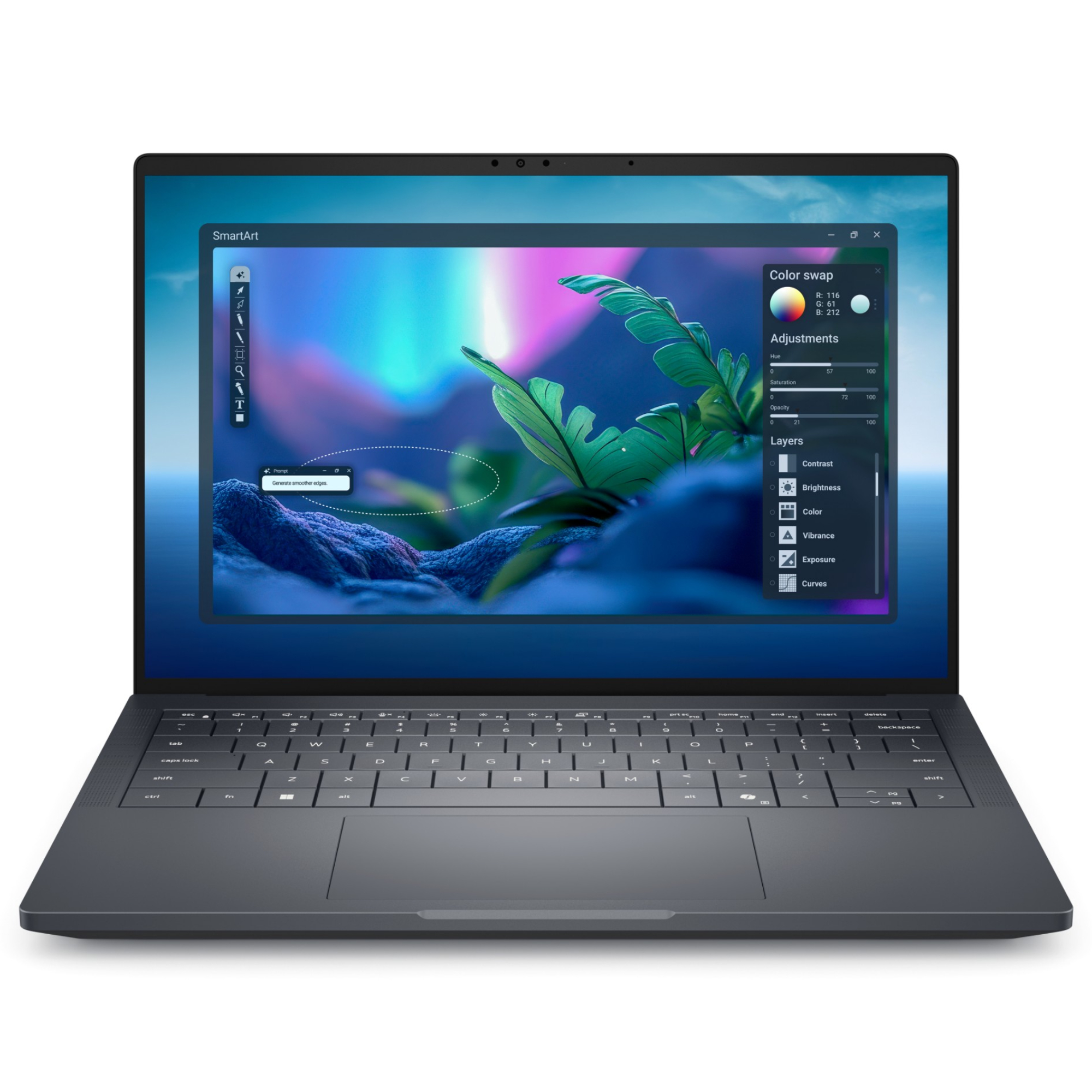 Dell MA14250 Intel Core Ultra 7 265H 32GB RAM 1TB SSD RTX PRO 2000 14" Windows 11 Pro Business Laptop