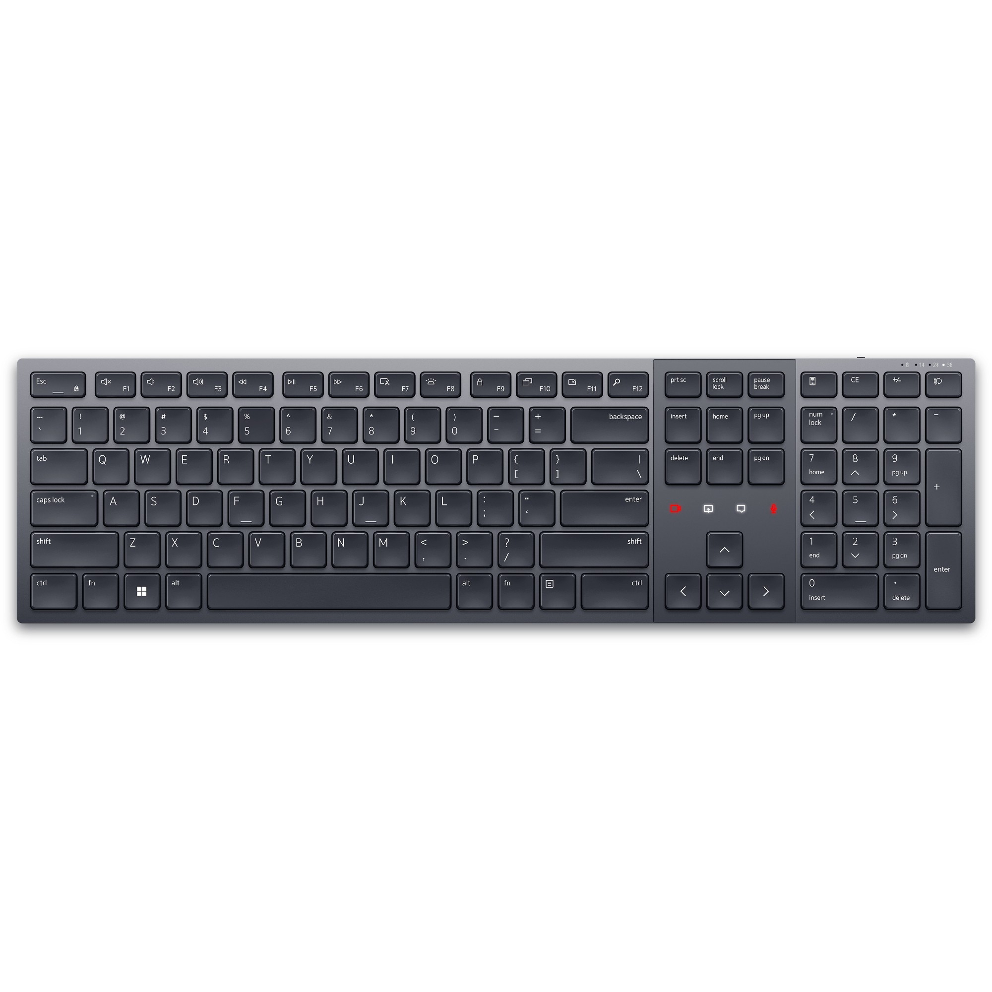 DELL Pro Premium KB900 Multi-Device Collaboration Wireless Keyboard - Graphite