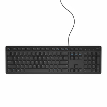 DELL KB216 Full Size Wired QWERTY Keyboard - Black (RTL BOX)