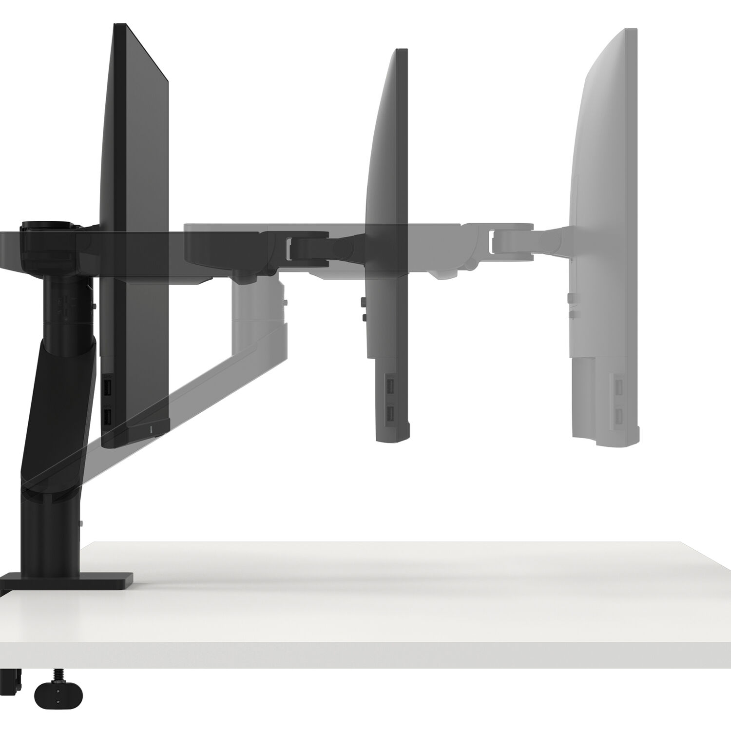 Refurb Dell MSA20 Single Monitor Arm Supports