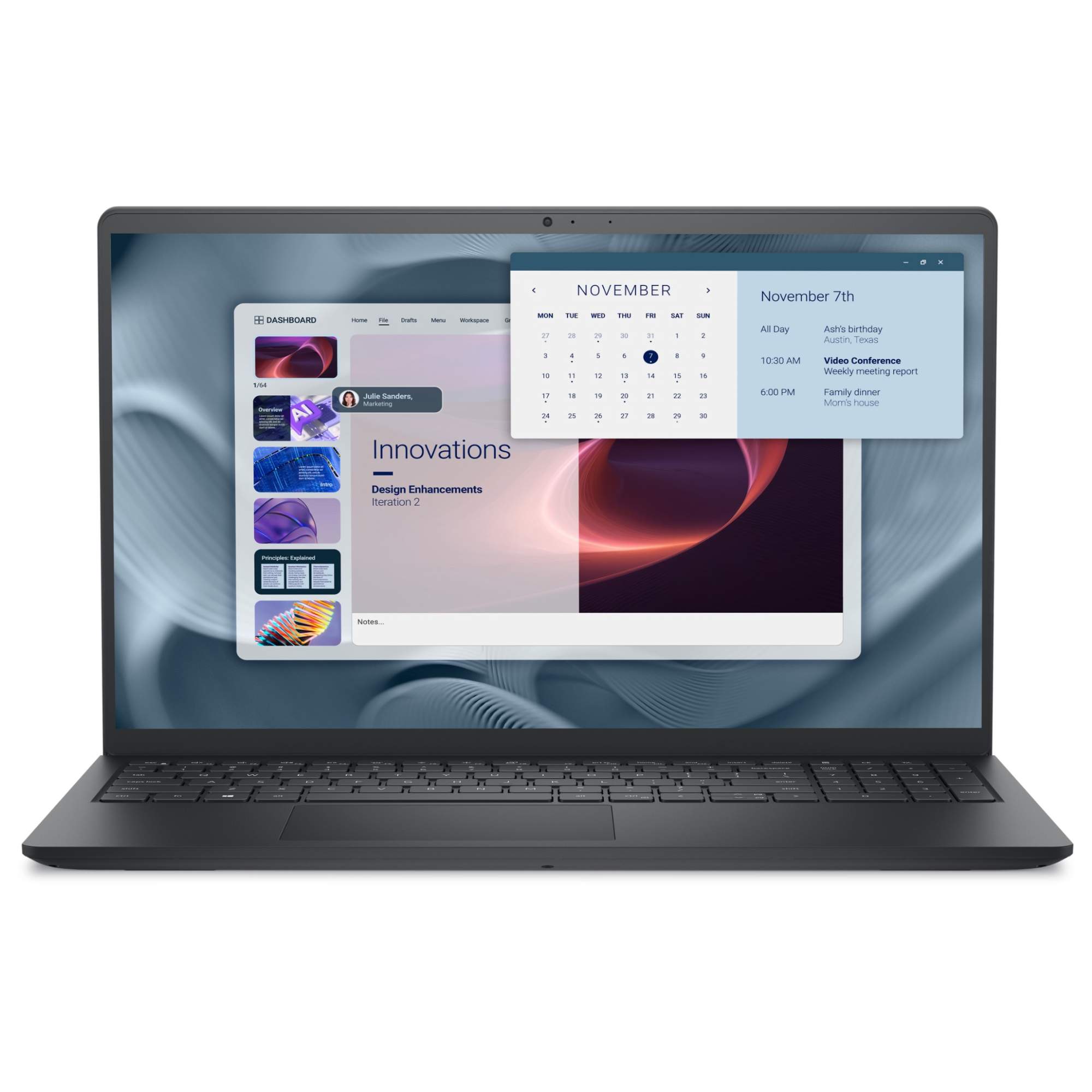 Dell Black Refurbished Pro 15 Essential Pv15250 Intel Core I5-1334U 8Gb Ram 512Gb Ssd 15.6" Full Hd Windows 11 Pro Laptop