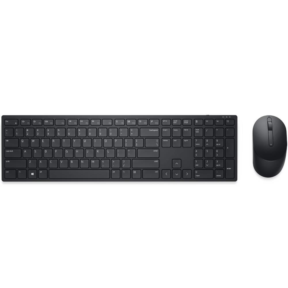 DELL Pro KM5221W Wireless Keyboard and Mouse Combo - Black