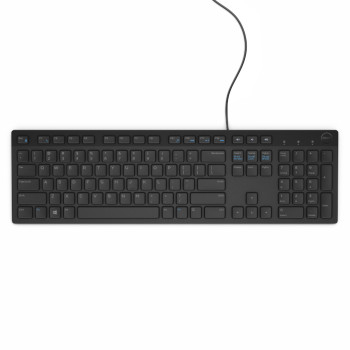 DELL KB216 Full Size Wired QWERTY Keyboard - Black