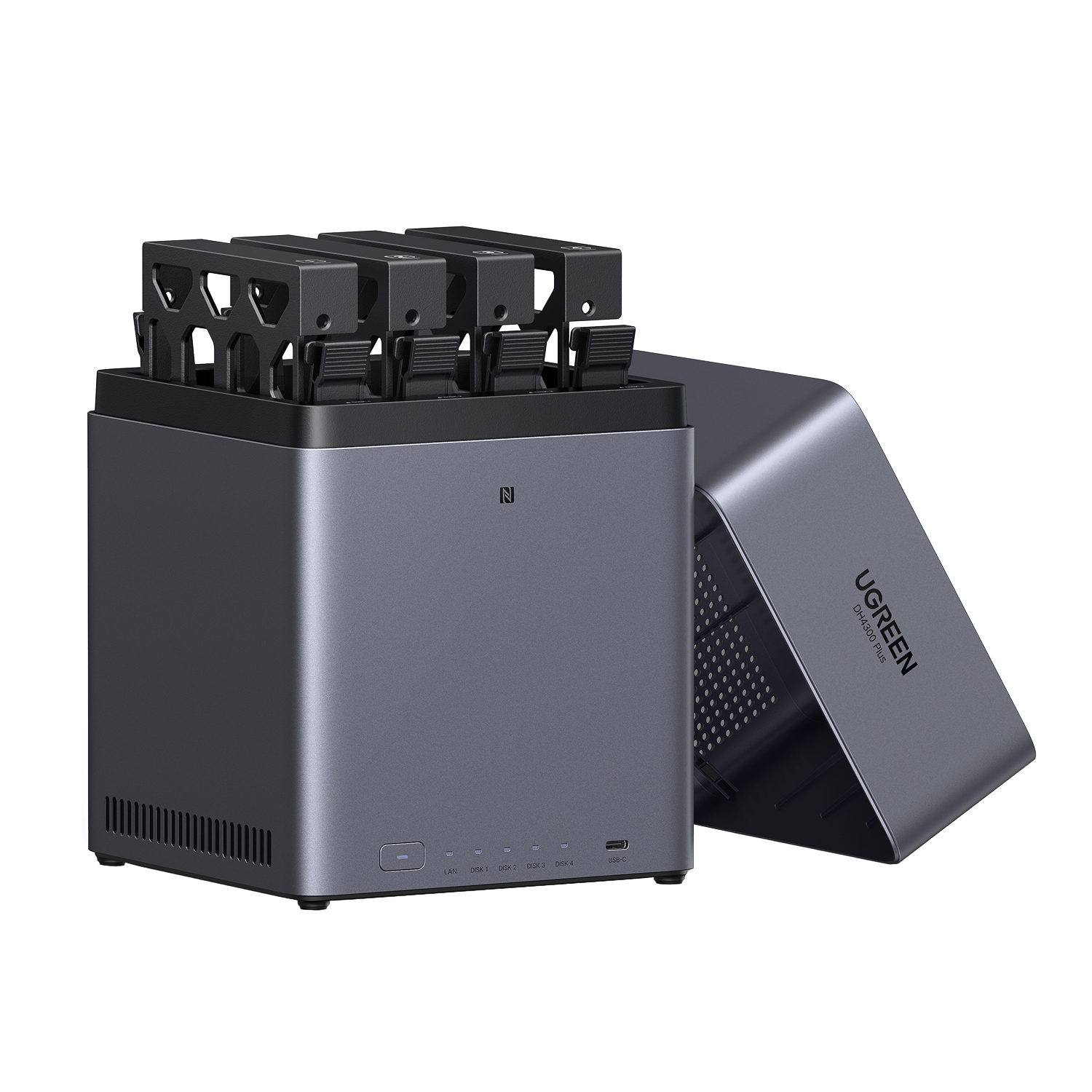 UGREEN NAS DH4300 Plus 4ベイ デスクトップNAS UGREEN NASync DH4300 Plus 4‑Bay NAS + HDMI