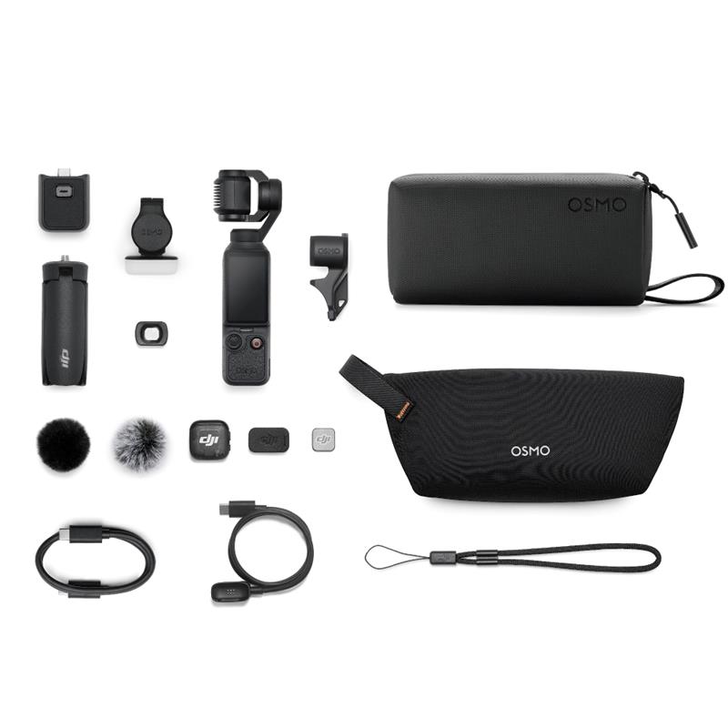 Dji Black Osmo Pocket 4 Gimbal - Creator Combo