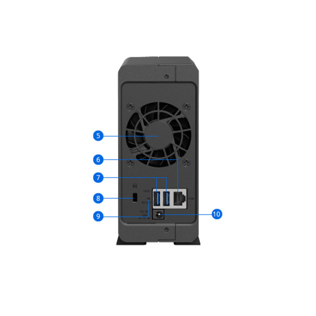 Synology DS124 1-Bay NAS Enclosure (1GB RAM)