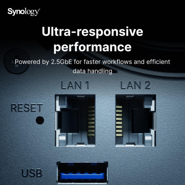 Synology DS925 4 Baies avec 4 Disques de 2To - Serveur NAS