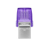 Kingston Technology DataTraveler microDuo USB Flash Drive 128GB USB Type-A / USB Type-C 3.2 - Purple