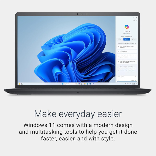 Dell 15 DC15250 Intel Core 3 8GB RAM 512GB SSD 15.6" Windows 11 Home Laptop