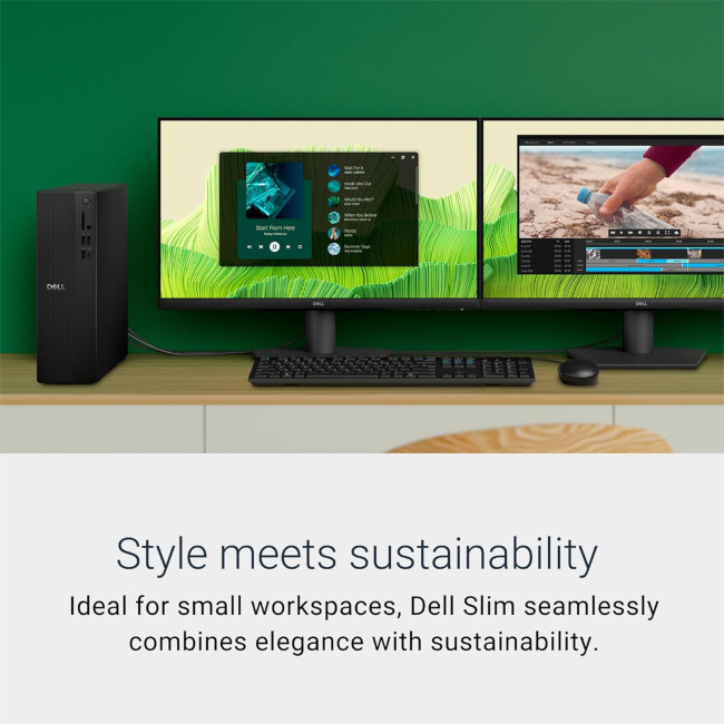 Refurbished Dell Slim ECS1250 Intel Core i5 14th Gen 8GB RAM 512GB SSD Windows 11 Pro Desktop PC