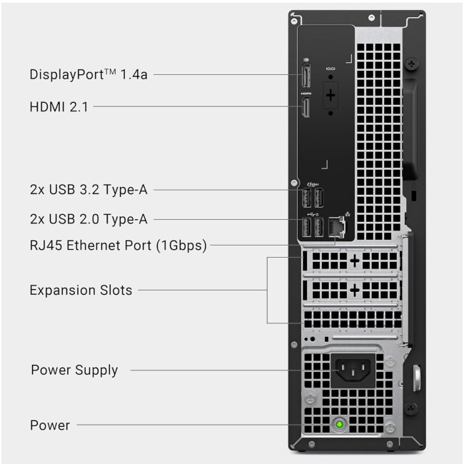 Refurbished Dell Slim ECS1250 Intel Core i5 14th Gen 8GB RAM 512GB SSD Windows 11 Pro Desktop PC