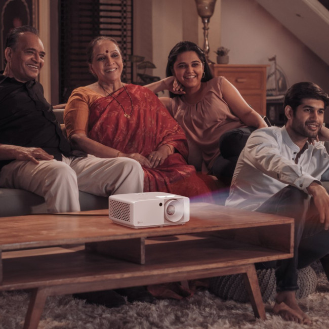 Optoma UHZ66 4K UHD Eco-friendly 4000 ANSI Lumens Laser Short throw Data DLP 3D Projector White