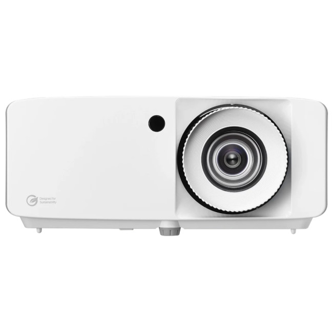 Optoma UHZ66 4K UHD Eco-friendly 4000 ANSI Lumens Laser Short throw Data DLP 3D Projector White