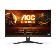 AOC Gaming CQ32G2SE/BK 31.5" 2K UHD LED Curved Monitor Ratio 16:9, Resp Time 1ms