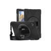 eSTUFF AUSTIN Defender Case with Hand Strap for Samsung Galaxy Tab A8 10.5 - Black