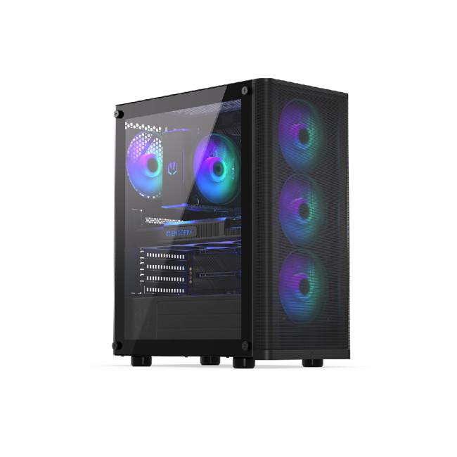 Refurbished Endorfy Ventum 200 ARGB ATX Full Tower Tempered Glass PC Case
