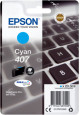 Original Epson 407 Cyan toner cartridge 1900 pages for WorkForce Pro WF-4745DTWF