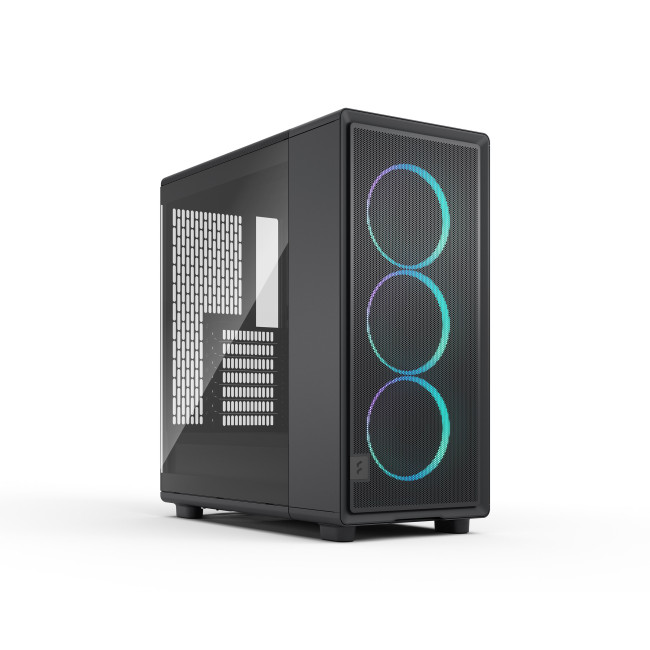 Fractal Design Epoch ATX Mid Tower Gaming PC Case - Black TG RGB Light