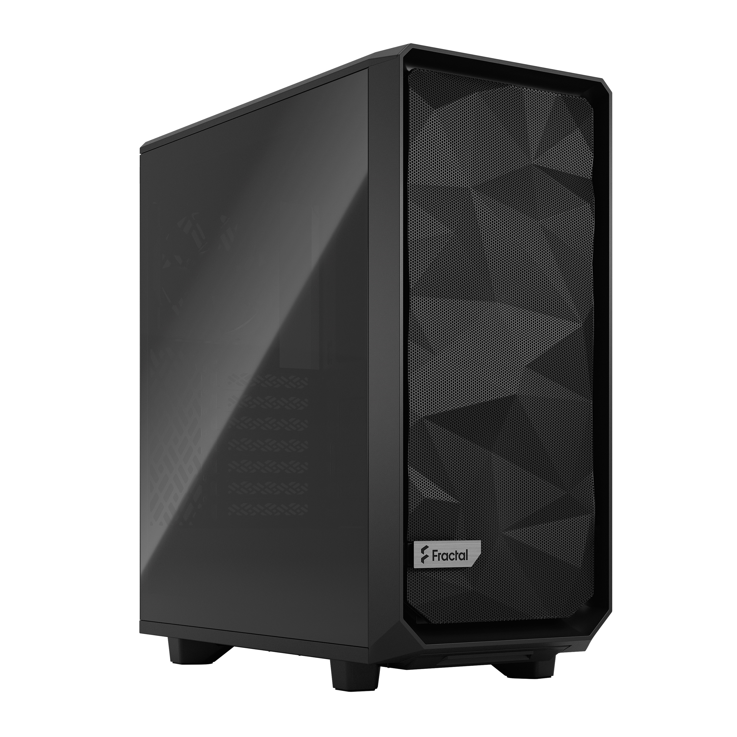 Fractal Design Meshify 2 Compact Tempered Glass Mid-Tower ATX PC Case - Black TG Dark Tint