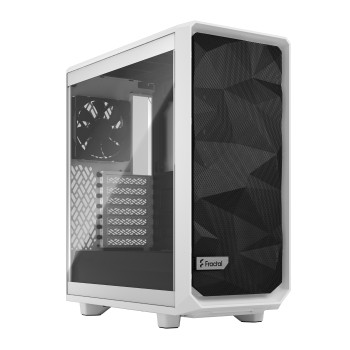 Fractal Design Meshify 2 Compact Tempered Glass Mid-Tower ATX Case - White TG Clear Tint