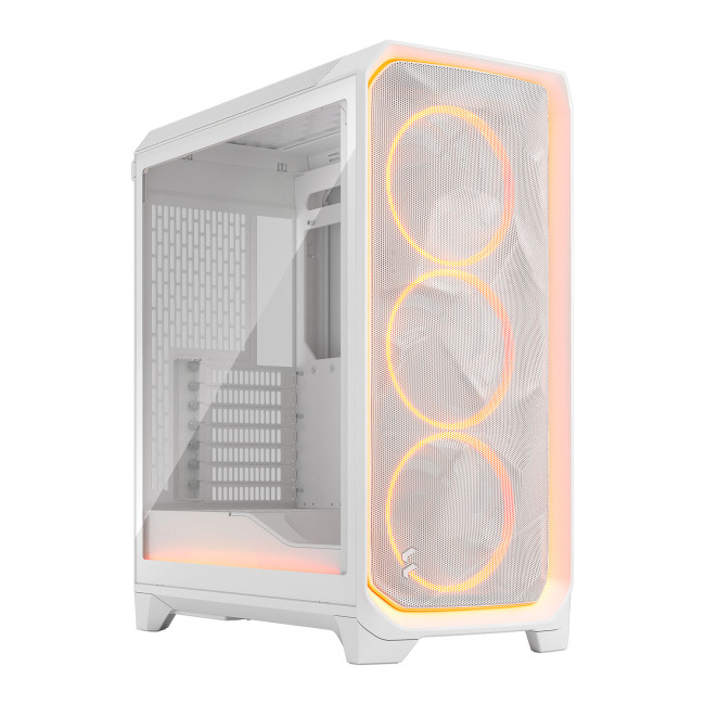 Fractal Design Meshify 3 Ambience Pro RGB Mid Tower Gaming PC Case - White